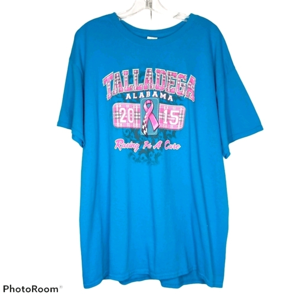 GILDAN Talladega Alabama Pink Ribbon T-Shirt